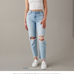 AE STRIGID curvy mom jean